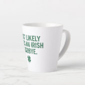 アイルランド語で別れを告げる可能性が最も高い カフェラテマグ (右アングル)