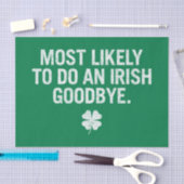 アイルランド語で別れを告げる可能性が最も高い 薄葉紙 (クラフト)