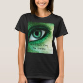 アイルランド語ときの目は微笑しています Tシャツ (正面)