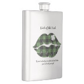 アイルランド語の編集可能なクリック（運） フラスク (右)