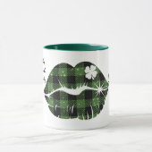 アイルランド語の編集可能なクリック(運) マグカップ (中央)