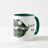 アイルランド語の編集可能なクリック(運) マグカップ (正面右)