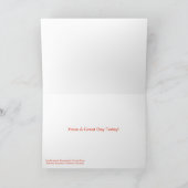 アイルランド語の誕生日グリーティングカード カード (内部)