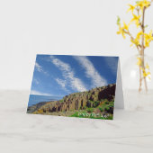 アイルランド語の誕生日グリーティングカード カード (黄色い花)