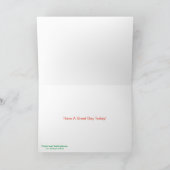 アイルランド語の誕生日グリーティングカード カード (内部)