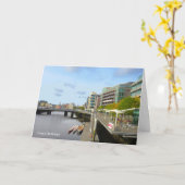 アイルランド語の誕生日グリーティングカード カード (黄色い花)