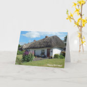 アイルランド語の誕生日グリーティングカード カード (黄色い花)