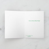 アイルランド語の誕生日グリーティングカード カード (内部)