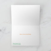 アイルランド語の誕生日グリーティングカード カード (内部)