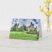 アイルランド語の誕生日グリーティングカード カード (黄色い花)