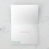 アイルランド語の誕生日グリーティングカード カード (内部)