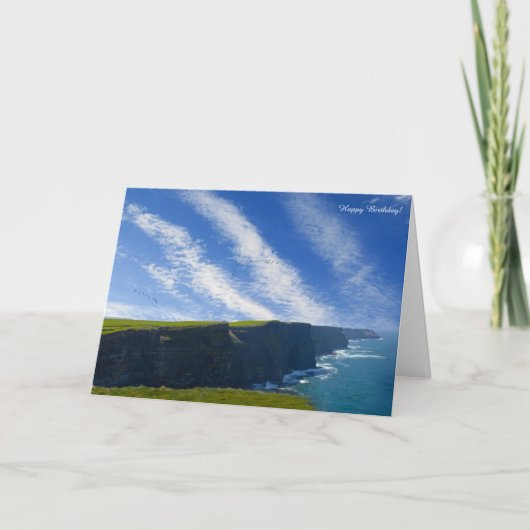 アイルランド語の誕生日グリーティングカード カード (正面)