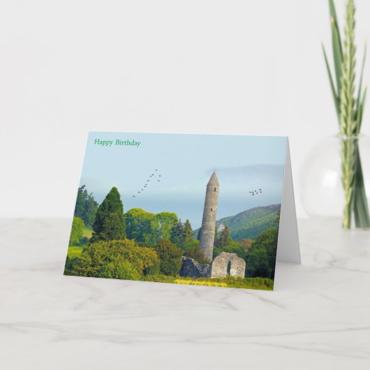 アイルランド語の誕生日グリーティングカード カード (正面)