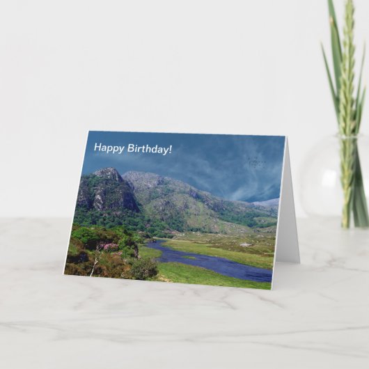アイルランド語の誕生日グリーティングカード カード (正面)