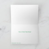 アイルランド語の誕生日グリーティングカード カード (内部)