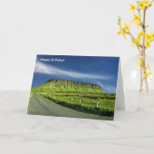 アイルランド語の誕生日グリーティングカード カード (黄色い花)