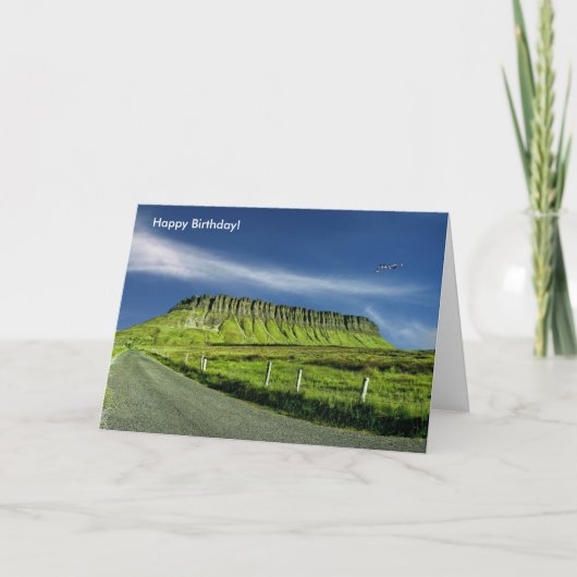 アイルランド語の誕生日グリーティングカード カード (正面)