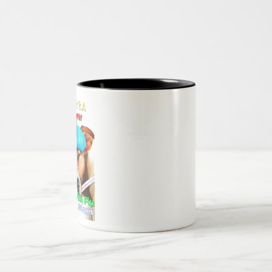 アイルランド語の諺 – これは二日酔いではないIriだ ツートーンマグカップ (中央)