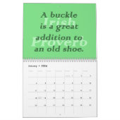 アイルランド語の諺 カレンダー (1月 2026)