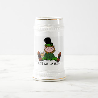 アイルランド語は、私にIMアイルランド語接吻します ビールジョッキ