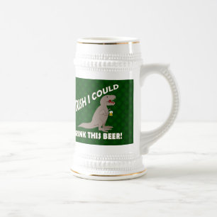 アイルランド語はIこのビール、おもしろいなTレックスを飲むことができ ビールジョッキ