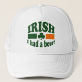 アイルランド語はIビールを食べました キャップ (正面)