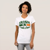 アイルランド語はIビールを食べました Tシャツ (正面フル)