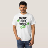 アイルランド語まであなたは飲んで下さい Tシャツ (正面フル)