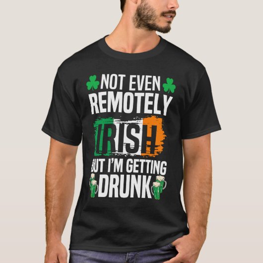 アイルランド語も聞こえないがセントパ飲ーパを手に入れる Tシャツ (正面)