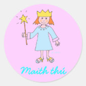 アイルランド語よく行われたプリンセス報酬シール ラウンドシール (正面)