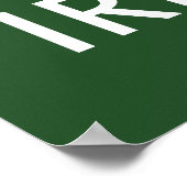 アイルランド語を使う ポスター (角)