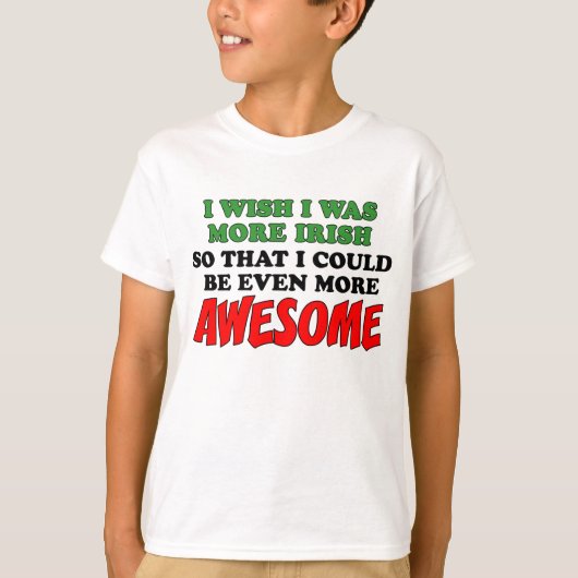 アイルランド語を増素晴らしやす Tシャツ (正面)