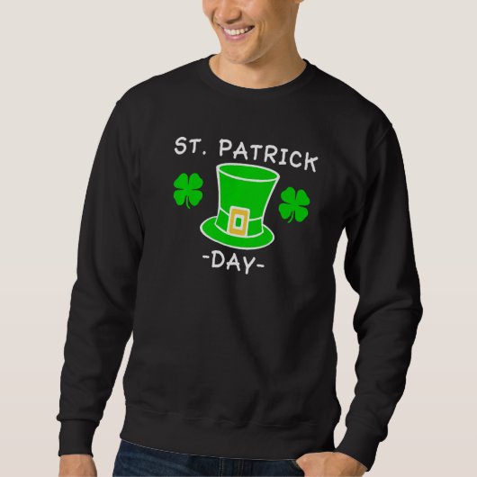 アイルランド語を飲んでいたSt patricks day スウェットシャツ (正面)