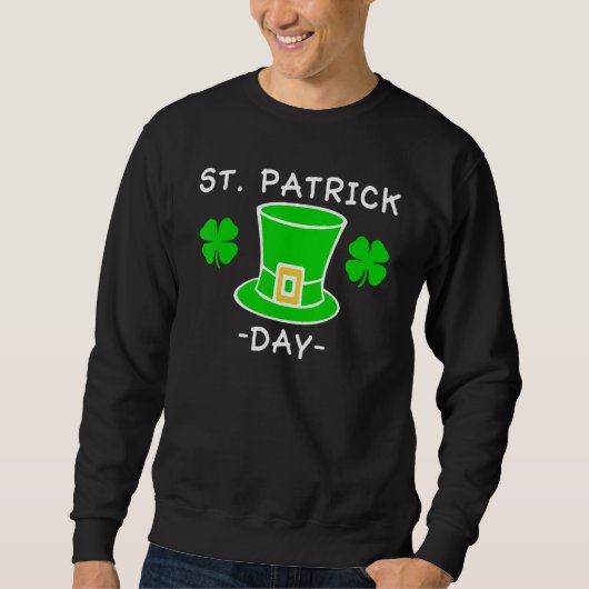 アイルランド語を飲んでいたSt patricks day スウェットシャツ (正面)