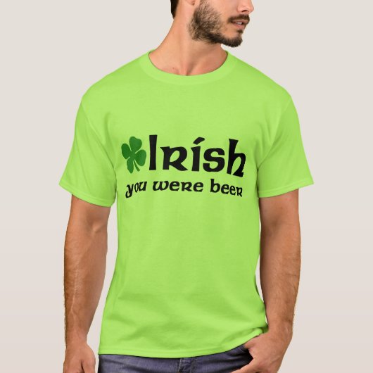 アイルランド語ビールTシャツでした Tシャツ (正面)