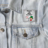 アイルランド語レッスン：クジラ油ビーフフフフックLeprechaun 缶バッジ (インサイチュ)