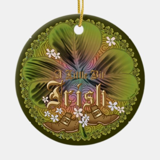 アイルランド語 セラミックオーナメント (正面)