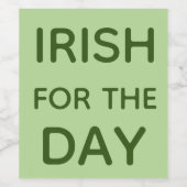 アイルランド語 ワインラベル (シングルラベル)