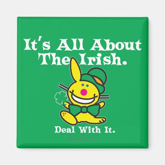 アイルランド語（緑）についてだ マグネット (正面)