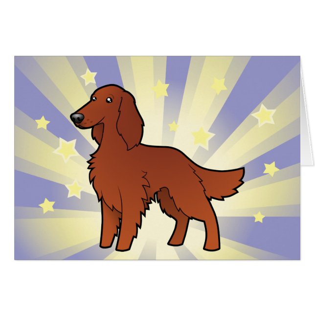 アイルランド語/英語/ゴードン/R&Wのセッター少し星 (正面横)