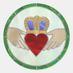 アイルランド語Claddagh ラウンドシール