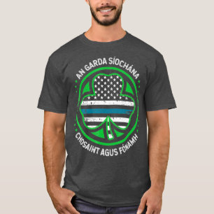 アイルランド警察ガルダSt patricks dayギフトセントパディ Tシャツ