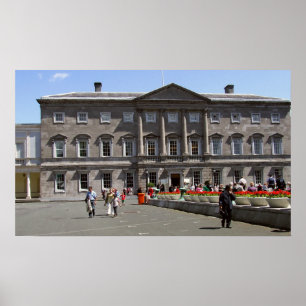 アイルランド議会建物、リーンスターハウスダブリン ポスター