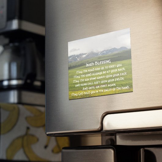 アイルランド賛美のグリーンバレー写真磁気カード