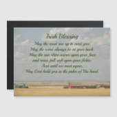 アイルランド賛美のゴールデン小麦フィールド写真 (正面/裏面)