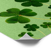 アイルランド賛美のシャムロックのポスター ポスター (角)