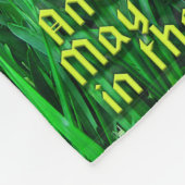 アイルランド賛美のファミリ名の追加 フリースブランケット (角)