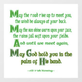 アイルランド賛美の五月が君に出会う ウィンドウサイン (シート)