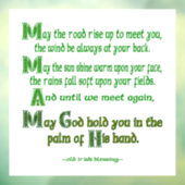 アイルランド賛美の五月が君に出会う ウィンドウサイン (シート3)