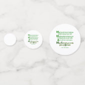 アイルランド賛美の五月が君に出会う コンフェッティ (正面)